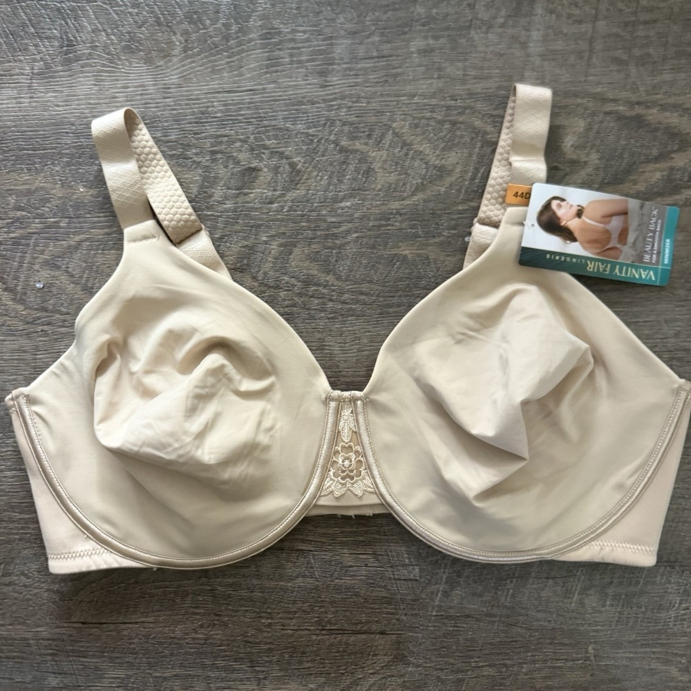Vanity Fair Beauty Back Underwire Bra Style 76080 Size 44 DD NWT Retail $54